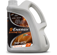 Масло моторное G- Energy Active 5w - 40, 4л